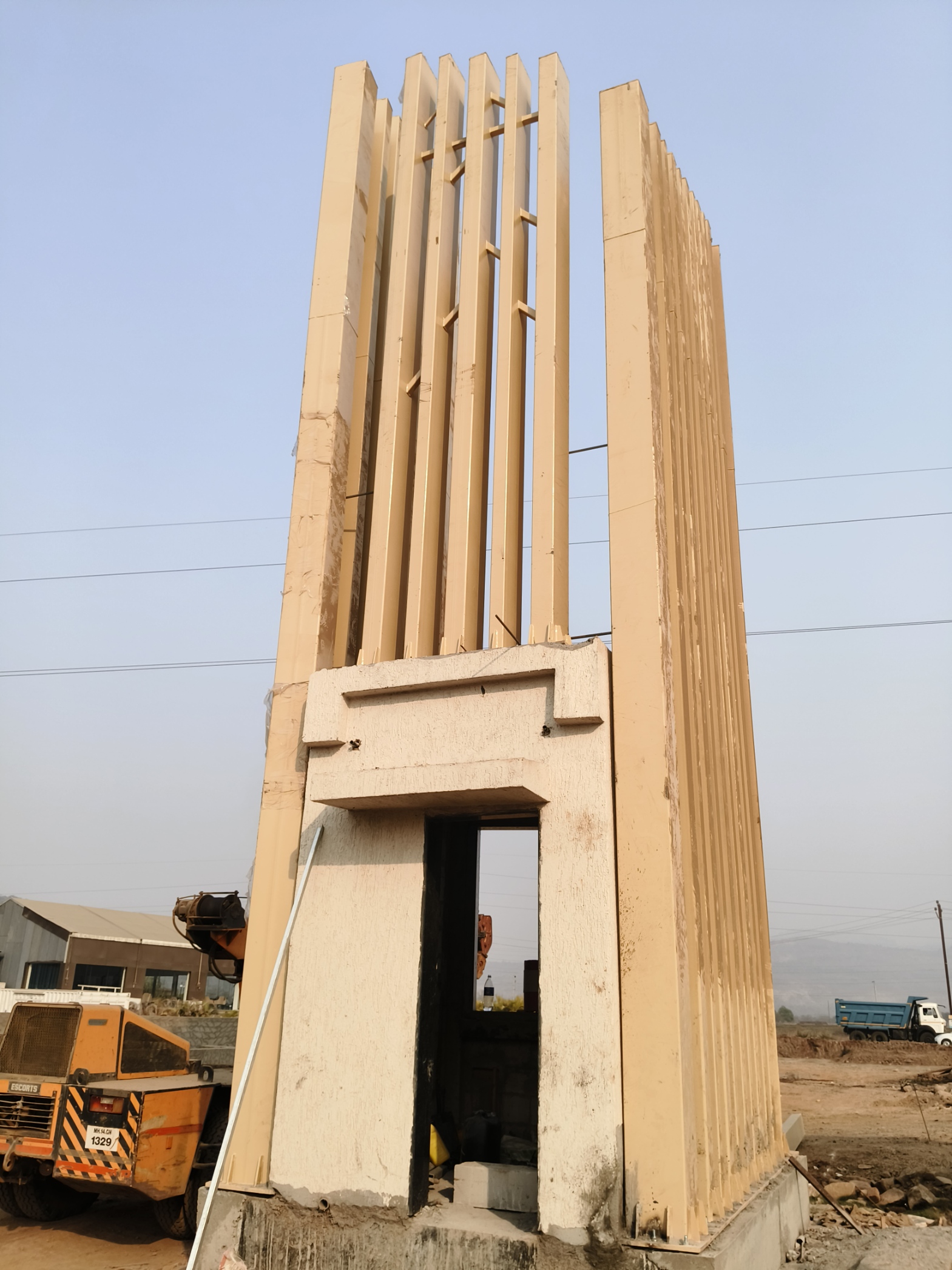 Initial Lifting of Totem Beam